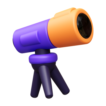 Telescope  3D Icon