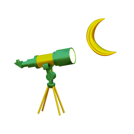 Telescope Hilal  3D Illustration