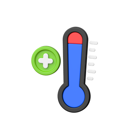 Temperature Plus  3D Icon