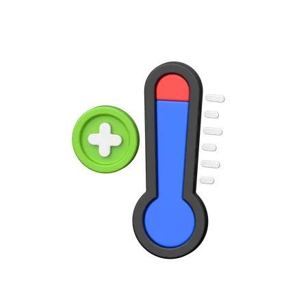 Temperature Plus  3D Icon