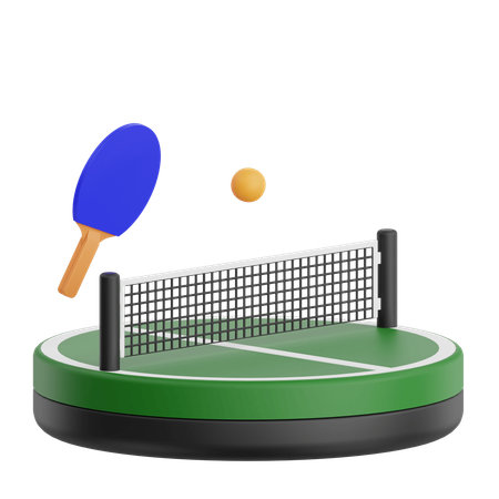 Tennis Table  3D Icon