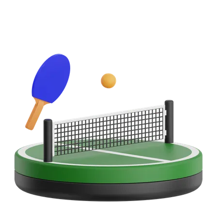 Tennis Table  3D Icon