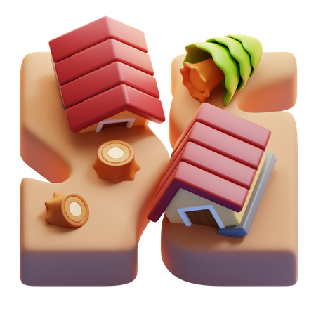 Terremoto  3D Icon