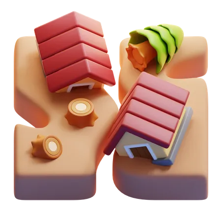 Terremoto  3D Icon