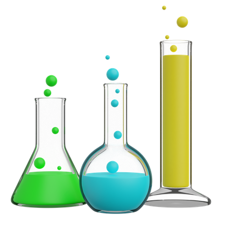 Test Tubes  3D Illustration