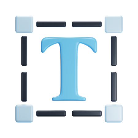 Text Tool  3D Icon