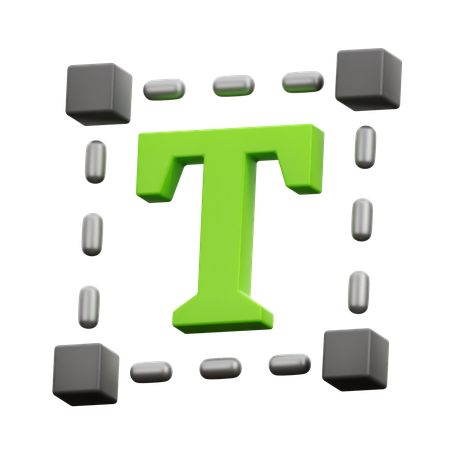 Text Tool  3D Icon