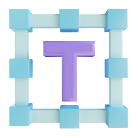 Text Tool  3D Icon