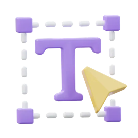 Text Tool  3D Icon