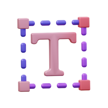 Text Tool  3D Icon