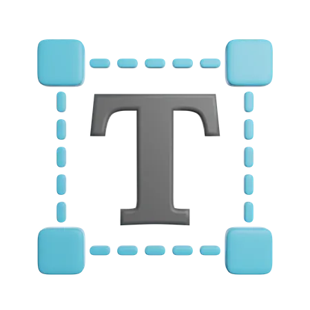 Text Tool  3D Icon