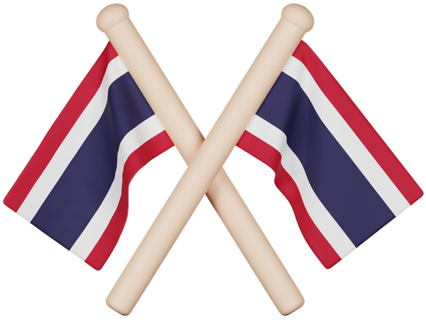 Thailand Flag  3D Icon