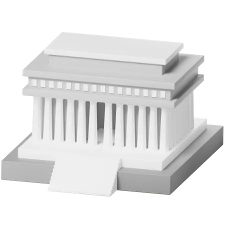 The Lincoln Memorial  3D Icon