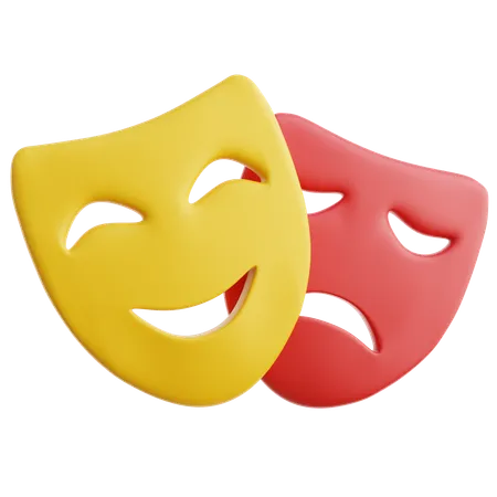 Theatermaske  3D Icon