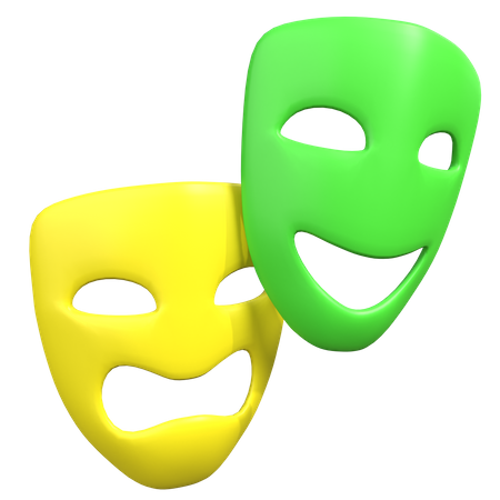 Theatermaske  3D Icon