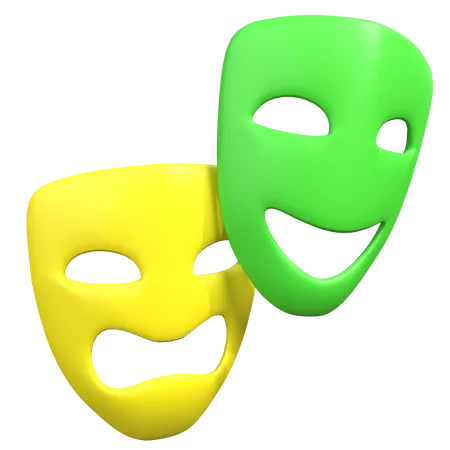 Theatermaske  3D Icon