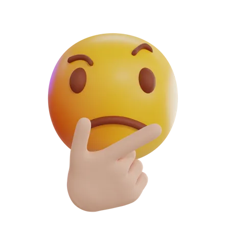 Thinking Emoji  3D Icon