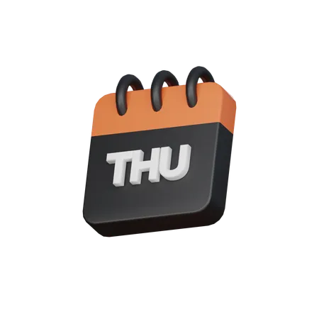 Thursday  3D Icon