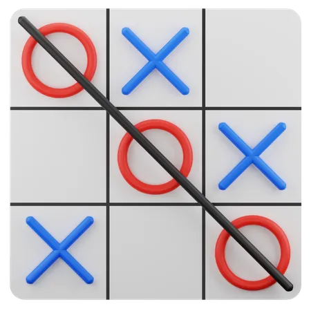 Tic Tac Toe  3D Icon