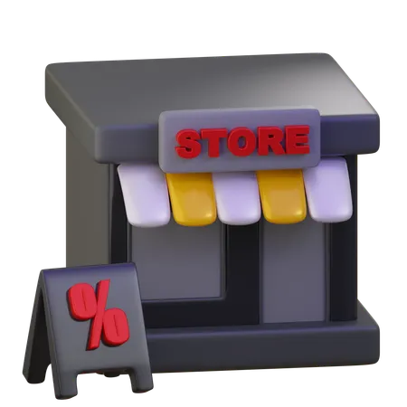 Tienda online  3D Icon