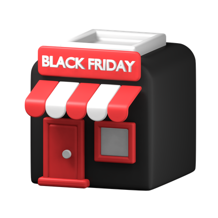 Tienda de viernes negro  3D Icon