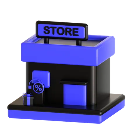 Tienda de viernes negro  3D Icon