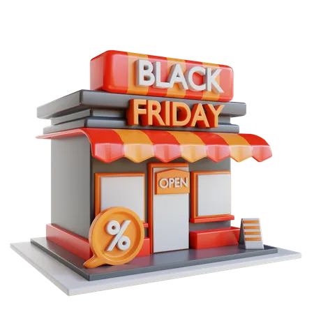 Tienda de viernes negro  3D Icon