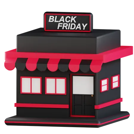 Tienda de viernes negro  3D Icon