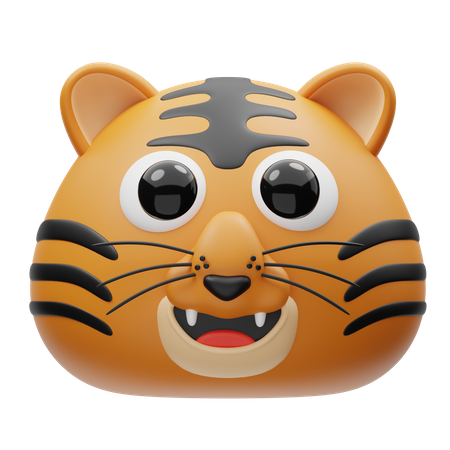 Tiger  3D Icon