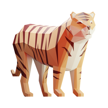 Tigre  3D Illustration