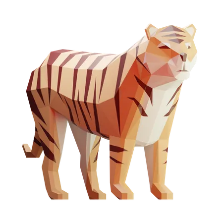 Tigre  3D Illustration