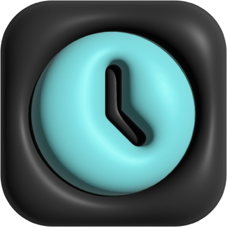 Time  3D Icon