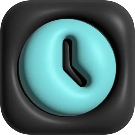 Time  3D Icon