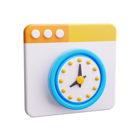 Time  3D Icon