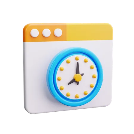 Time  3D Icon