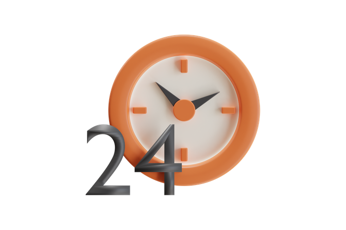 Time  3D Icon