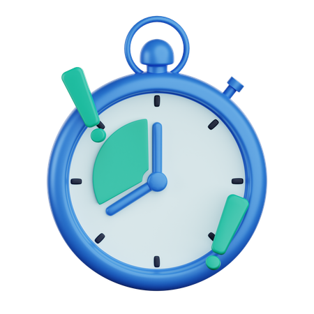 Time Alert  3D Icon