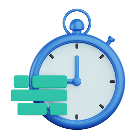 Time Flow  3D Icon