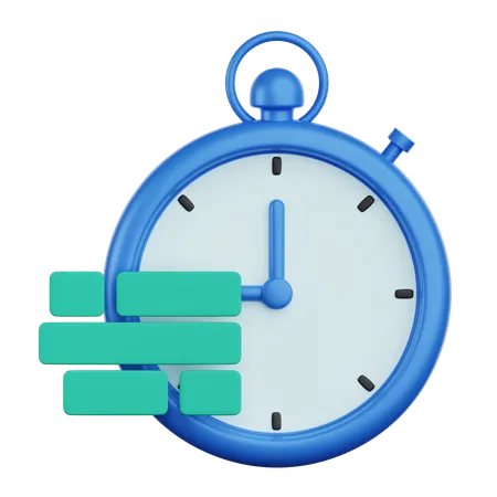 Time Flow  3D Icon