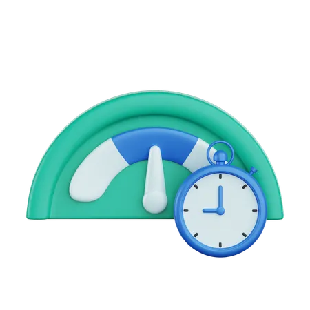 Time Gauge  3D Icon