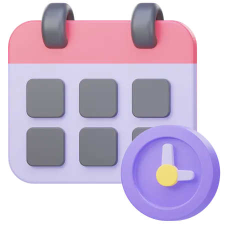 Time Management  3D Icon