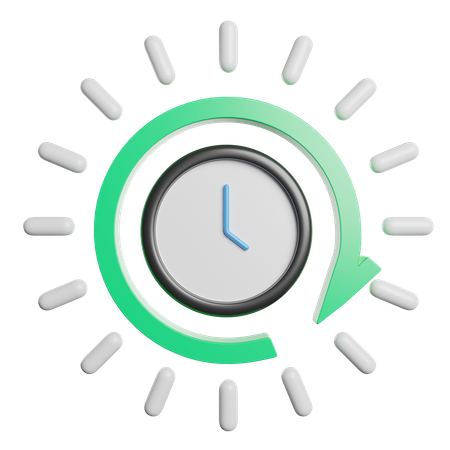 Time Management  3D Icon