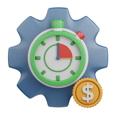 Time Management  3D Icon