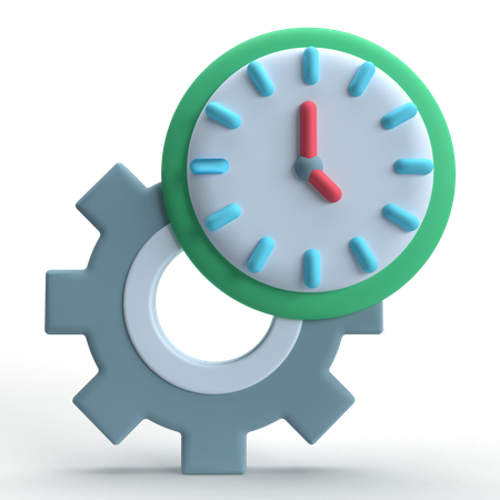 Time Management  3D Icon