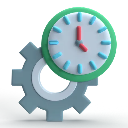 Time Management  3D Icon