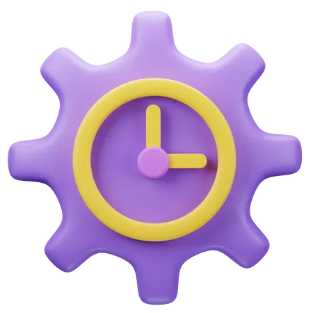 Time Management  3D Icon