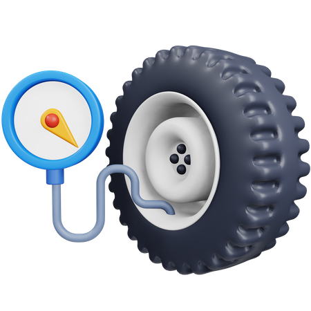 Tire Pressure  3D Icon