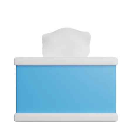 Tissue Box  3D Icon