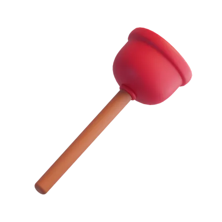 Toilet Plunger  3D Icon