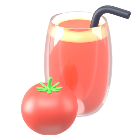 Tomatensaft  3D Icon